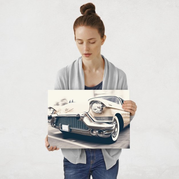 Plakat metalowy Cadillac M