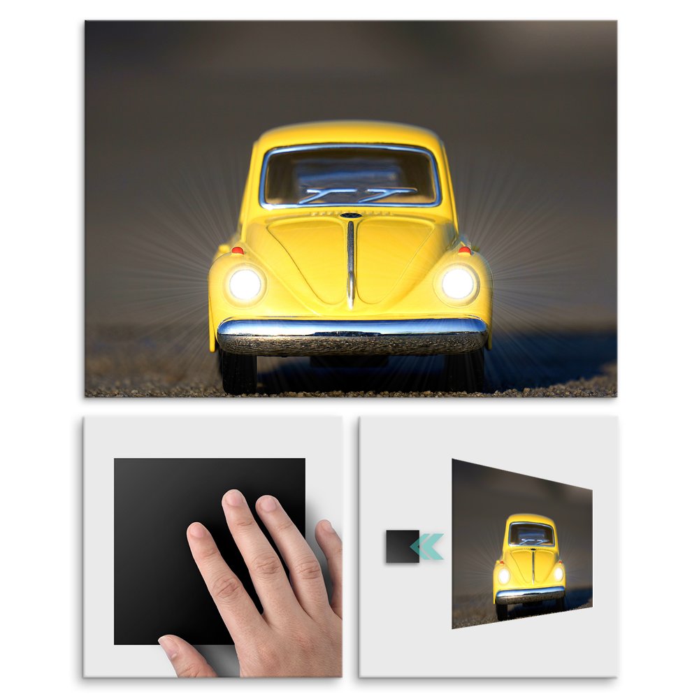 Plakat metalowy zabawkowy Garbus M