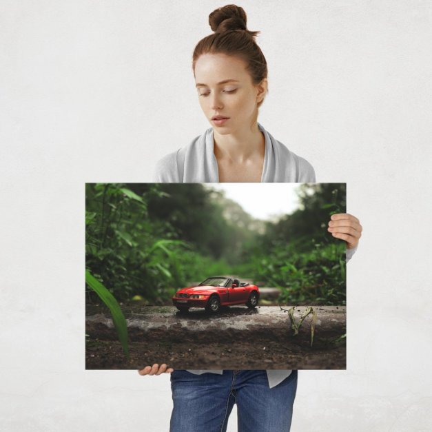 Plakat metalowy zabawka BMW L