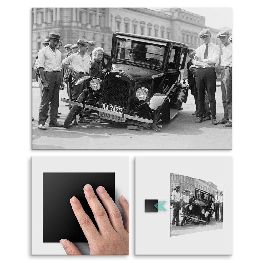 Plakat metalowy zniszczony Chevrolet L
