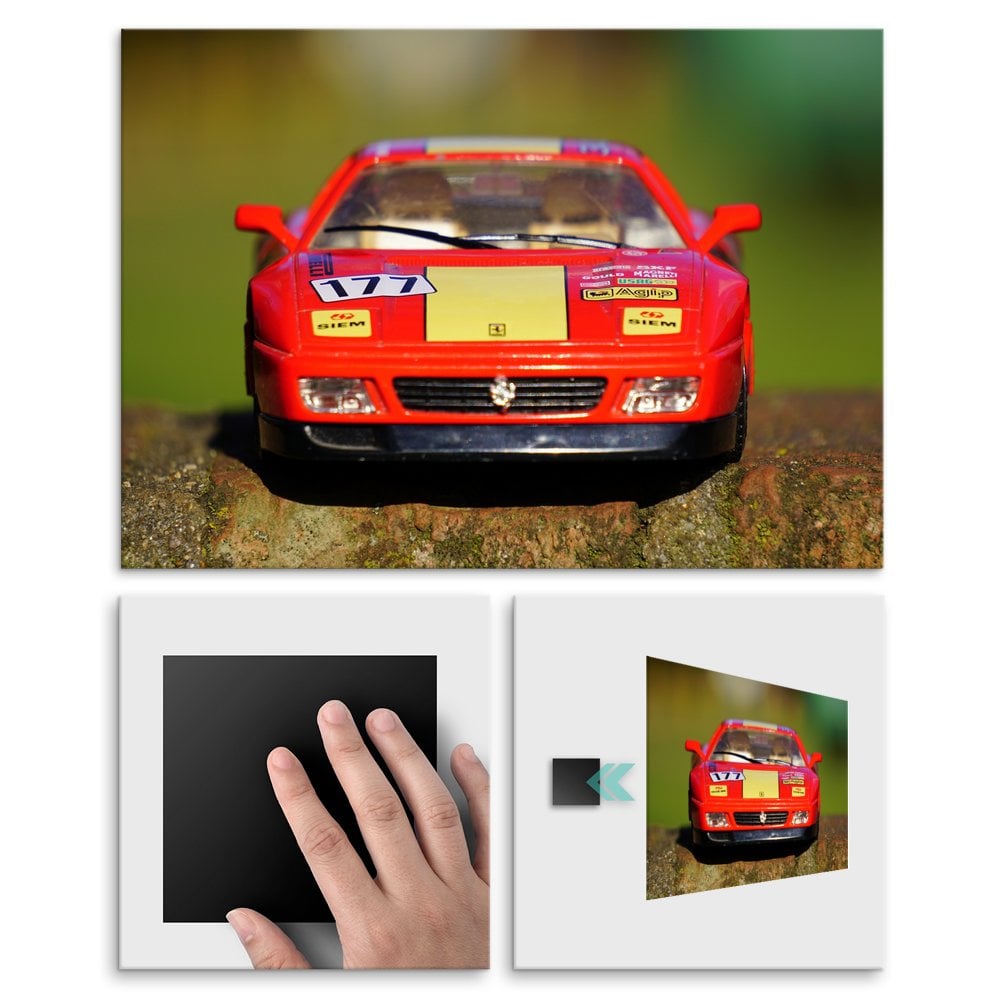 Plakat metalowy miniatruka Ferrari M