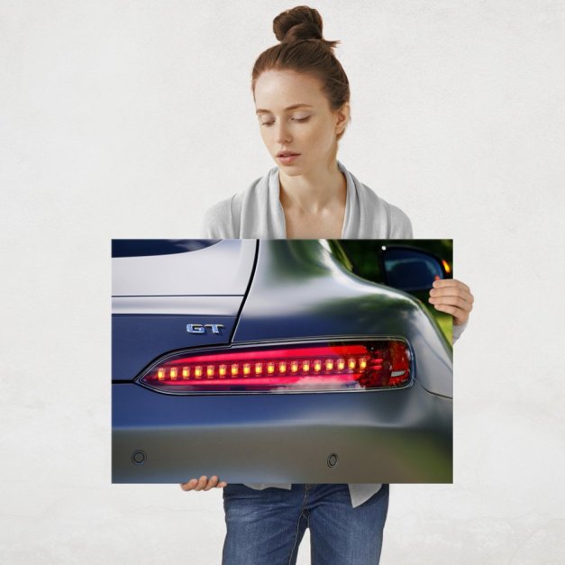 Plakat metalowy Mercedes AMG GT L