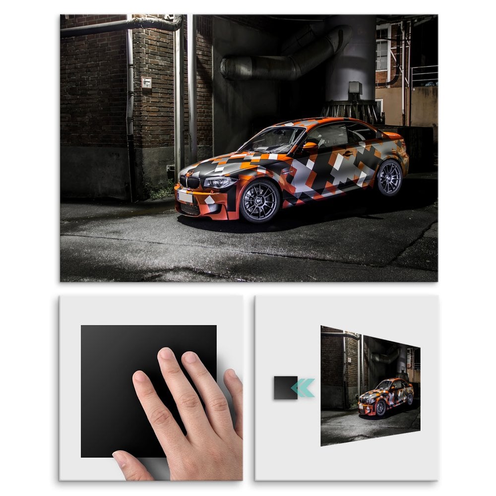 Plakat metalowy BMW po tuningu M