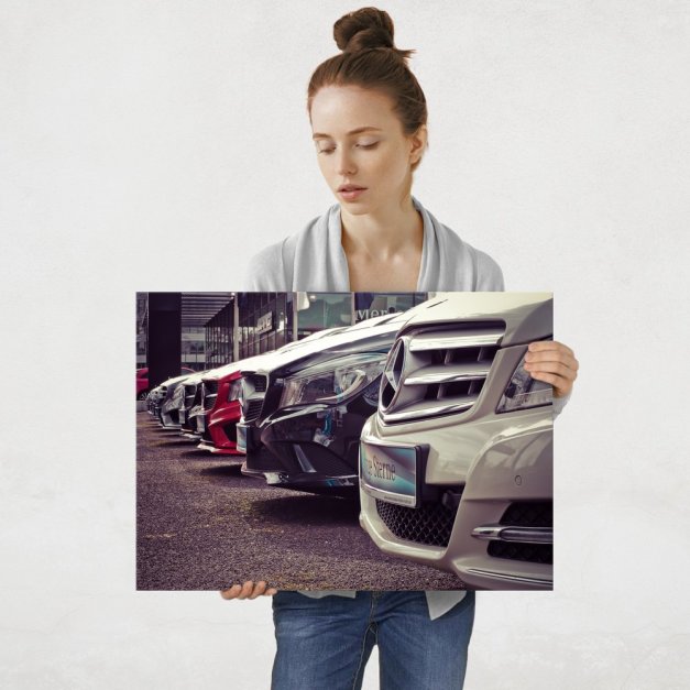 Plakat metalowy Mercedesy L