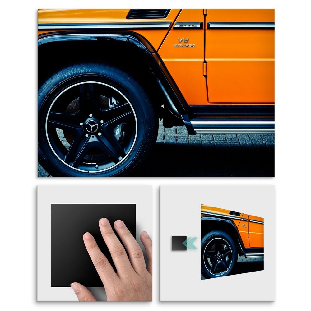 Plakat metalowy Jeep Mercedesa M