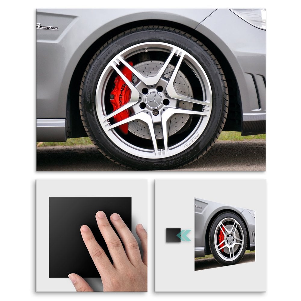Plakat metalowy alufelga Mercedesa L