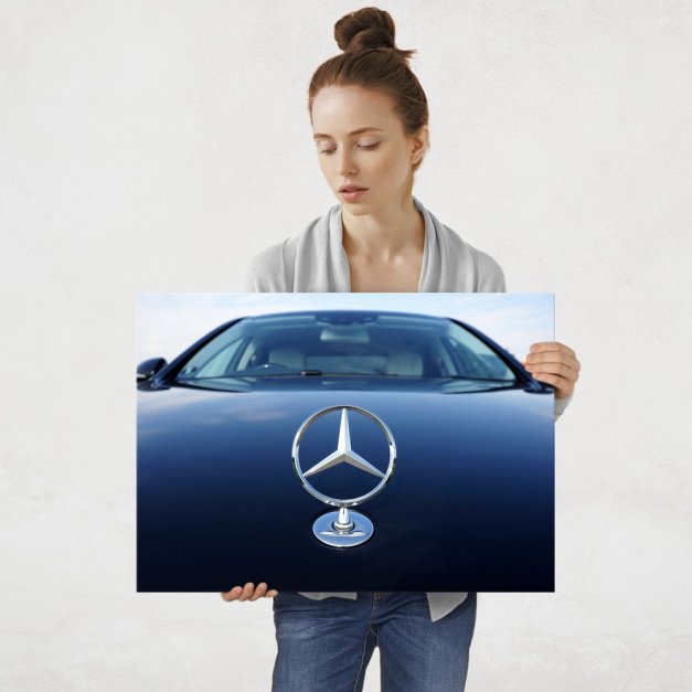 Plakat metalowy znaczek Mercedesa L