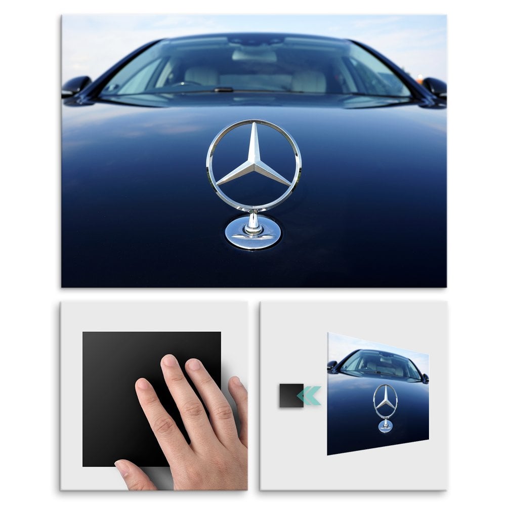 Plakat metalowy znaczek Mercedesa L