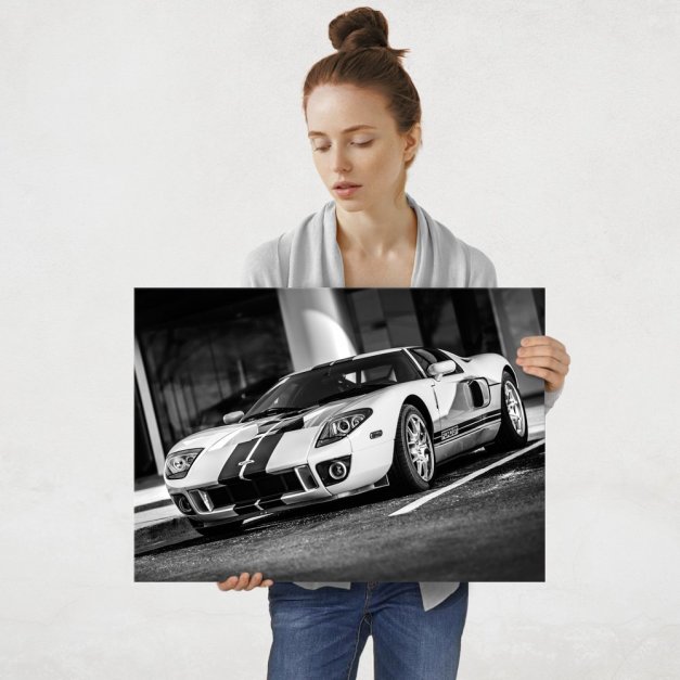 Plakat metalowy Ford GT L