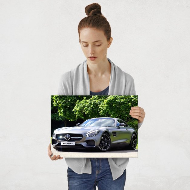 Plakat metalowy Mercedes AMG M