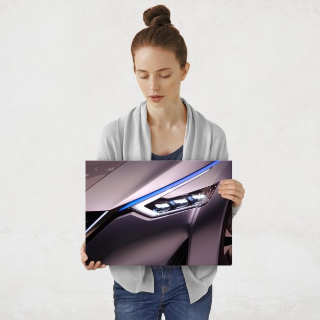 Plakat metalowy nowoczesność M