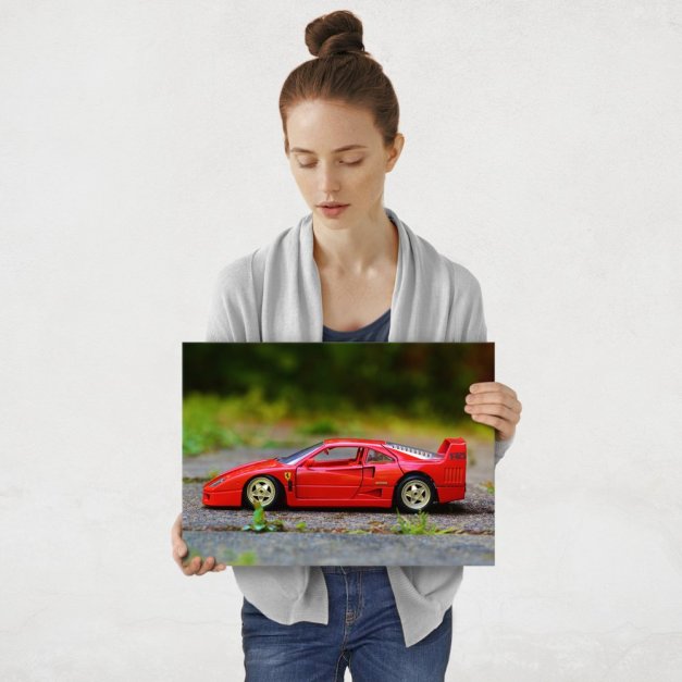 Plakat metalowy zabawkowe klasyczne Ferrari M
