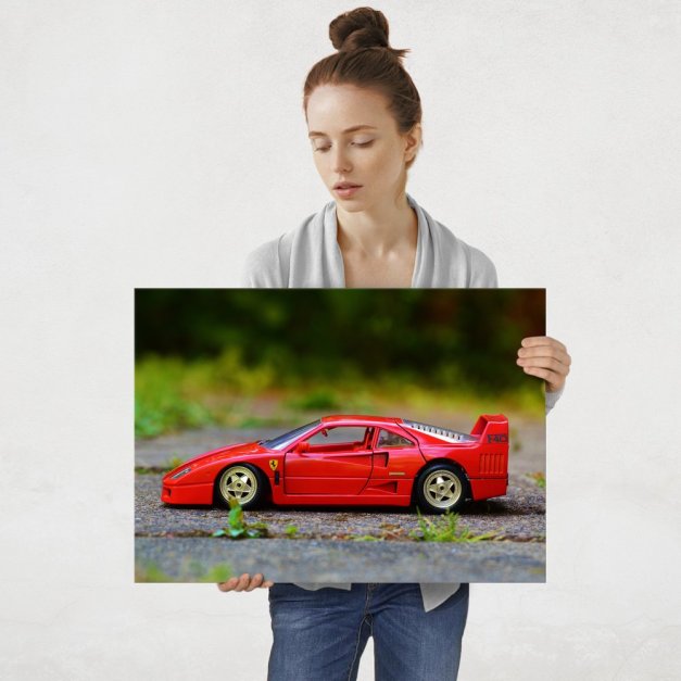 Plakat metalowy zabawkowe klasyczne Ferrari L