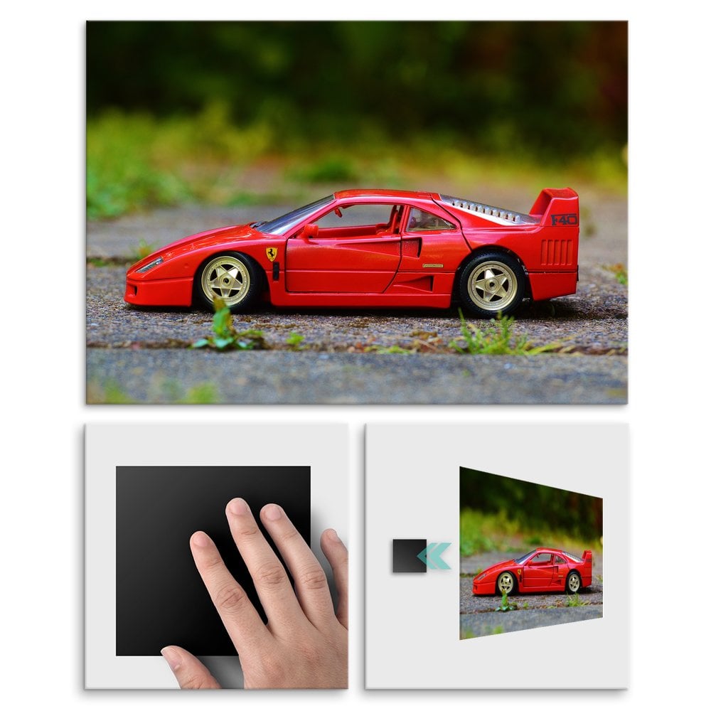 Plakat metalowy zabawkowe klasyczne Ferrari L