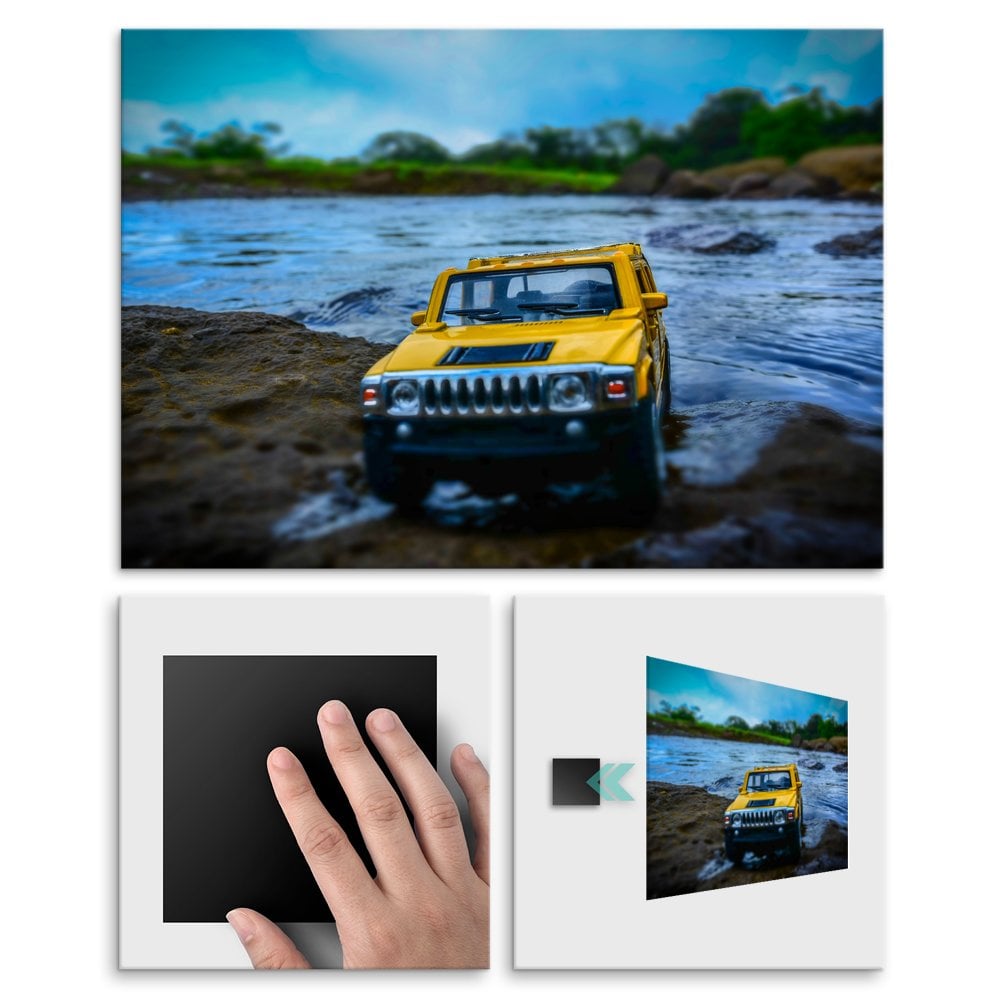 Plakat metalowy Jeep w terenie M