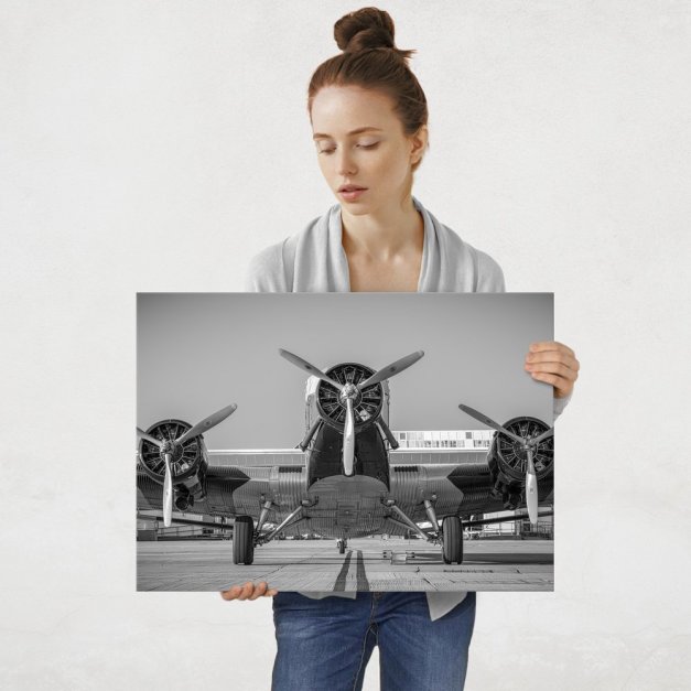 Plakat metalowy fighter L