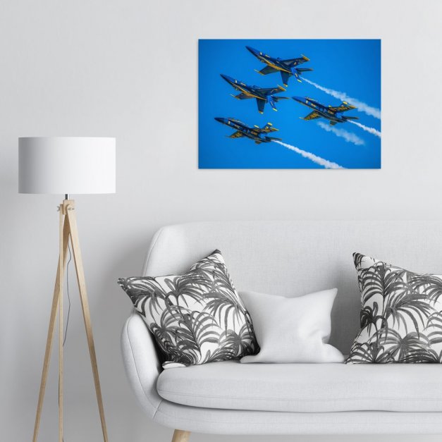 Plakat metalowy samoloty bojowe L