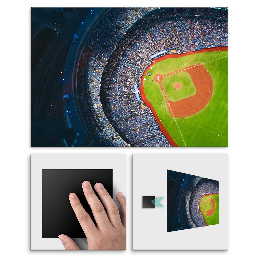 Plakat metalowy baseball L
