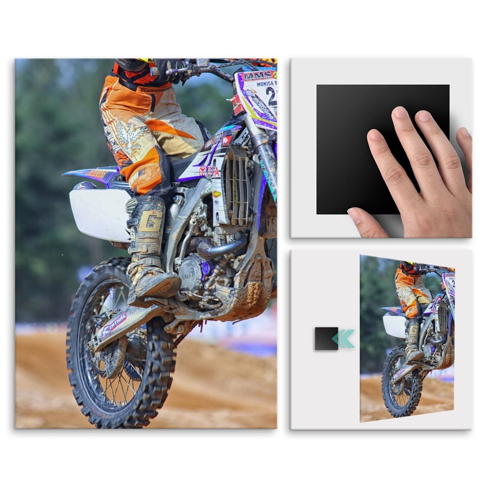 Plakat metalowy motocross L