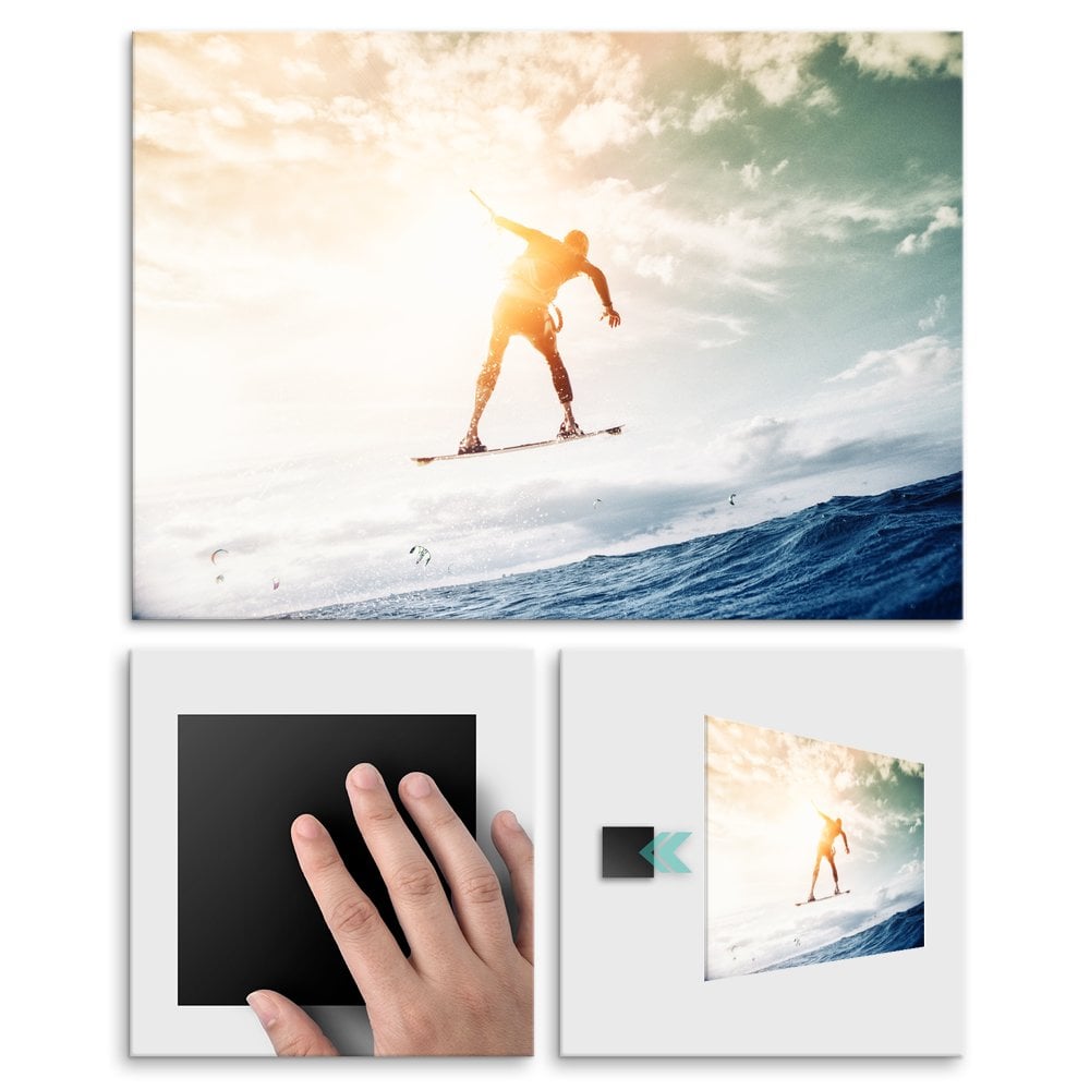 Plakat metalowy wakeboarding L