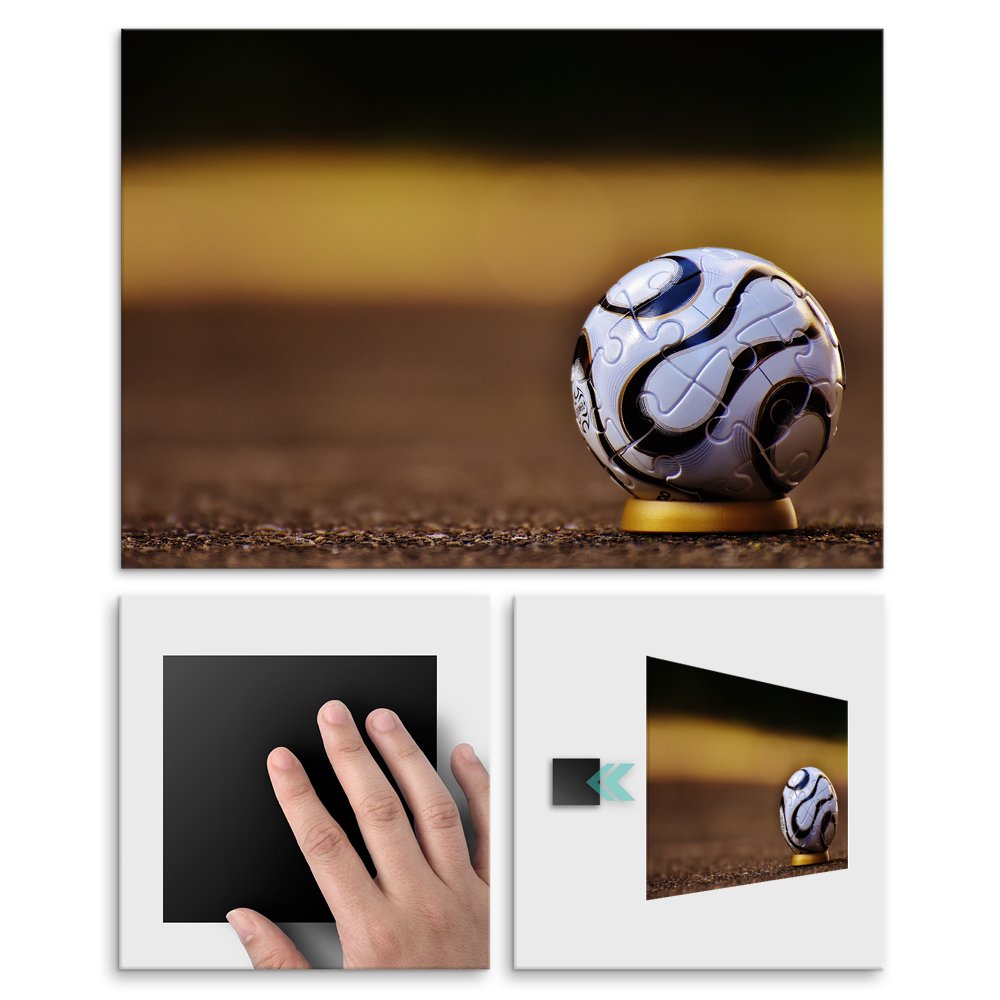 Plakat metalowy puzzle piki L