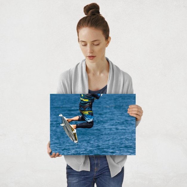 Plakat metalowy przygoda wakeboardingu M