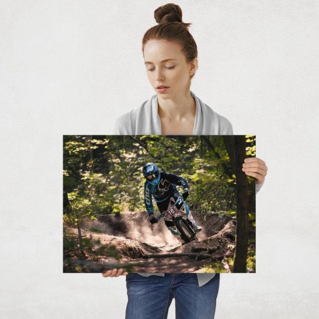 Plakat metalowy jazda terenowa L