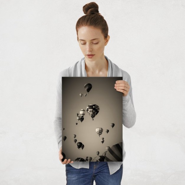 Plakat metalowy balony M