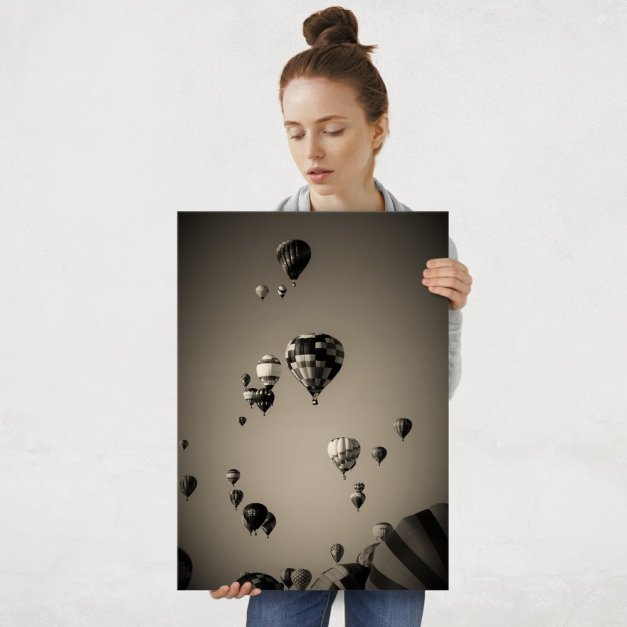 Plakat metalowy balony L
