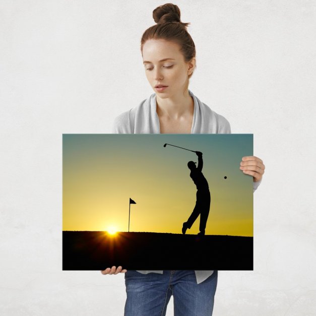 Plakat metalowy golf L