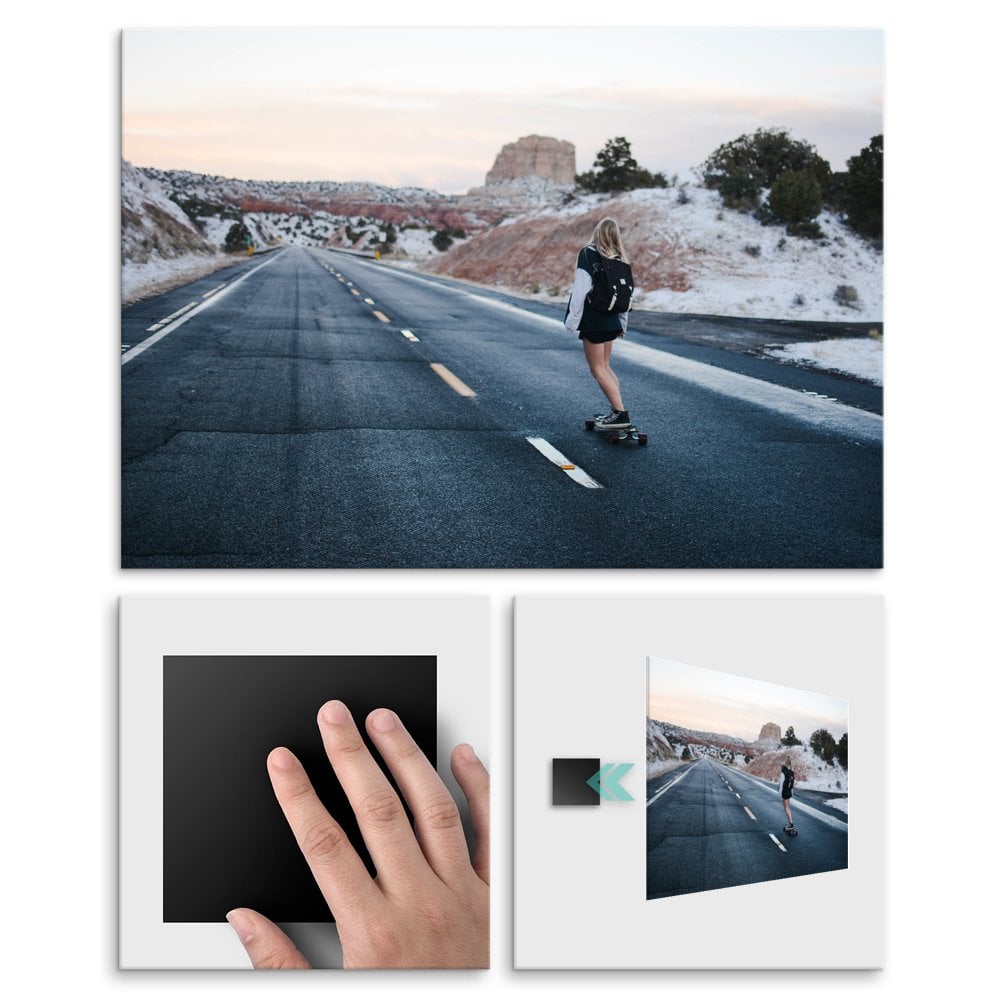 Plakat metalowy longboarding L