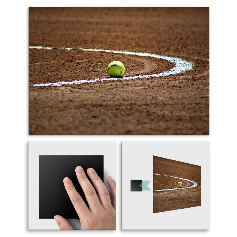 Plakat metalowy baseball L