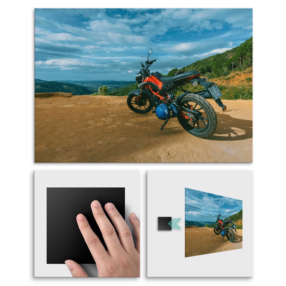 Plakat metalowy motor L