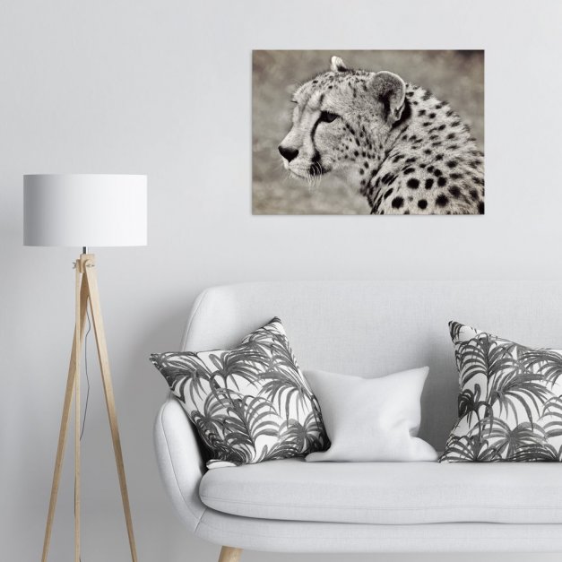 Plakat metalowy gepard L