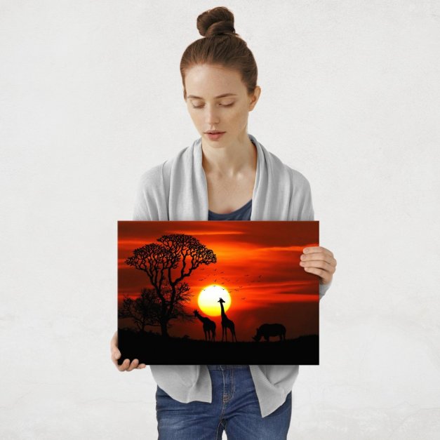 Plakat metalowy safari M