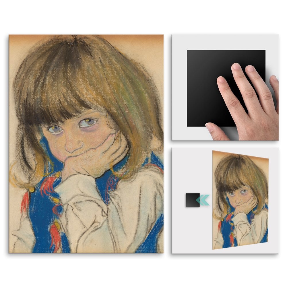 Plakat metalowy Stanisaw Wyspiaski Portret Jzia Feldmana M