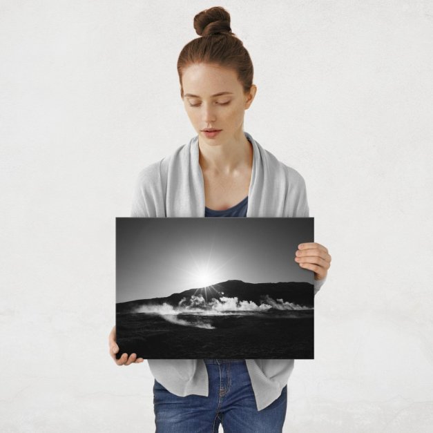 Plakat metalowy naturalne drapacze chmur M