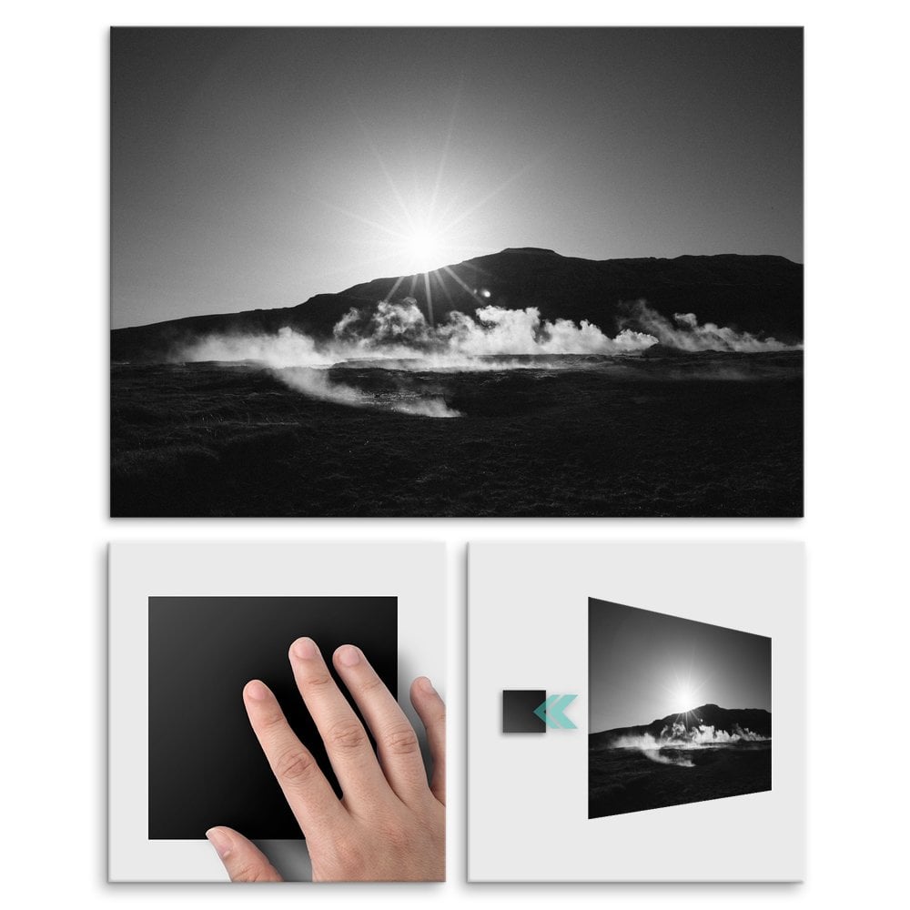 Plakat metalowy naturalne drapacze chmur M