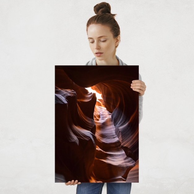 Plakat metalowy górska jaskinia L