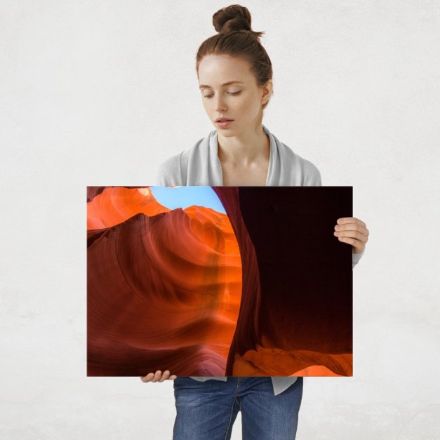 Plakat metalowy pustynne klimaty L