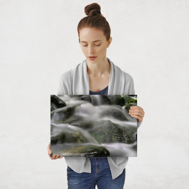 Plakat metalowy górska woda M
