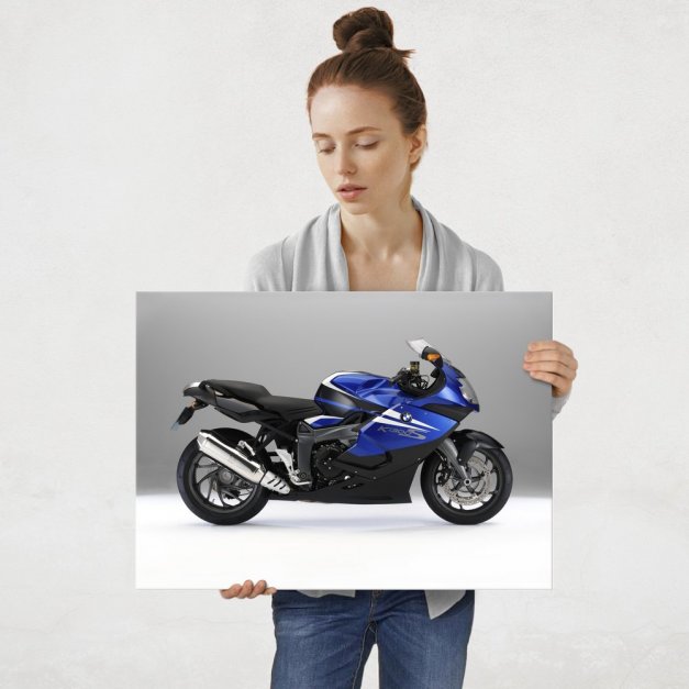 Plakat metalowy potwór z fabryki BMW L
