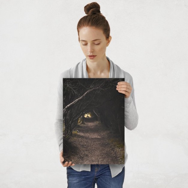 Plakat metalowy tajemnicza ścieżka M