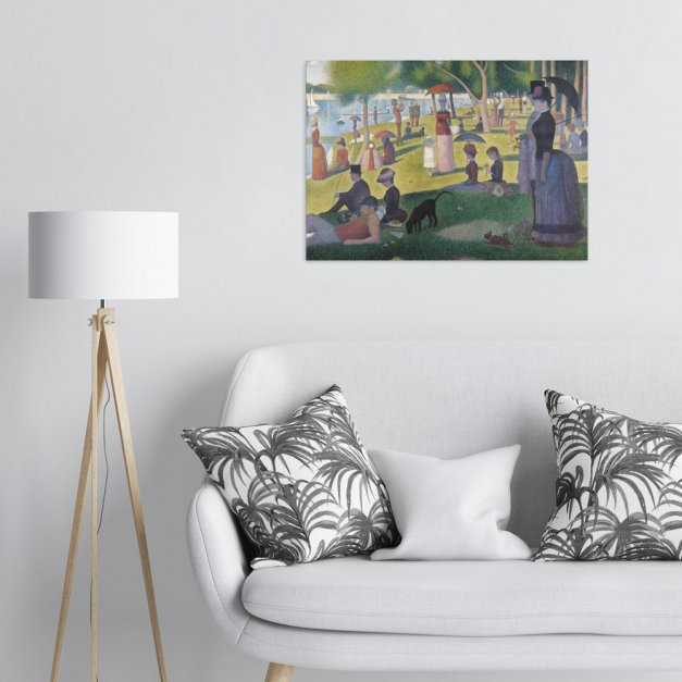 Plakat metalowy Georges Seurat A Sunday on La Grande Jatte L