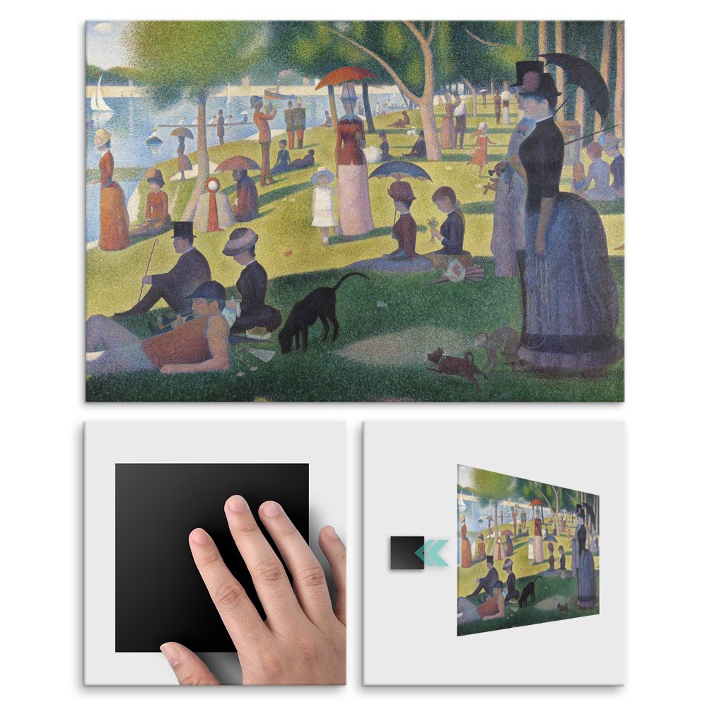 Plakat metalowy Georges Seurat A Sunday on La Grande Jatte L
