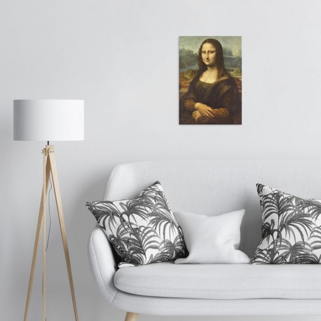 Plakat metalowy Leonardo da Vinci Monna Lisa, la Gioconda M