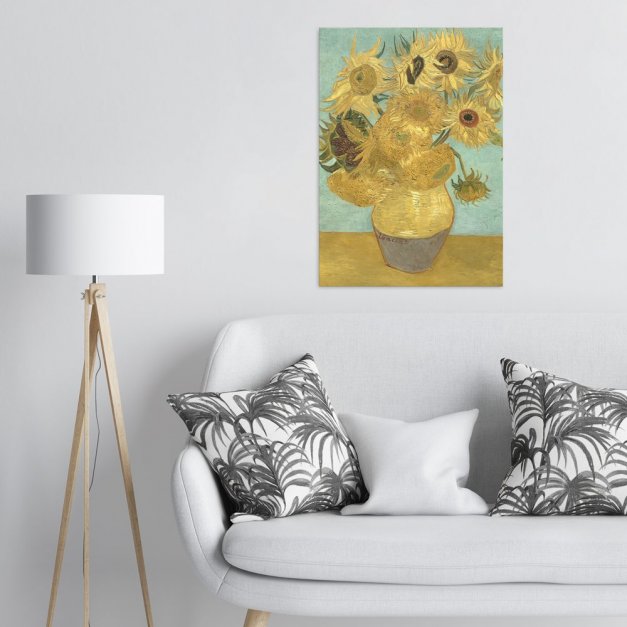 Plakat metalowy Vincent van Gogh Sunflowers L