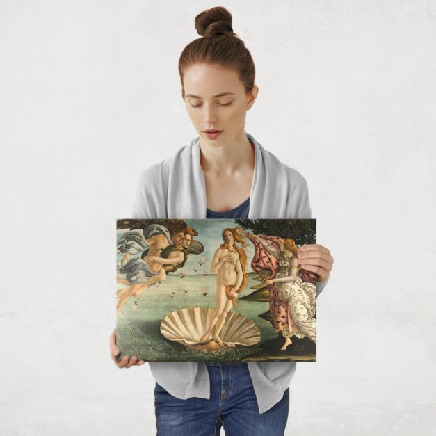 Plakat metalowy Sandro Botticelli The Birth of Venus M