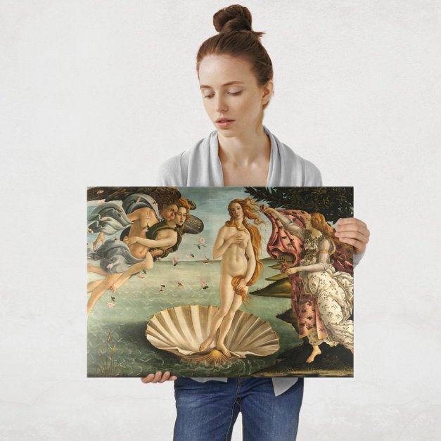 Plakat metalowy Sandro Botticelli The Birth of Venus L