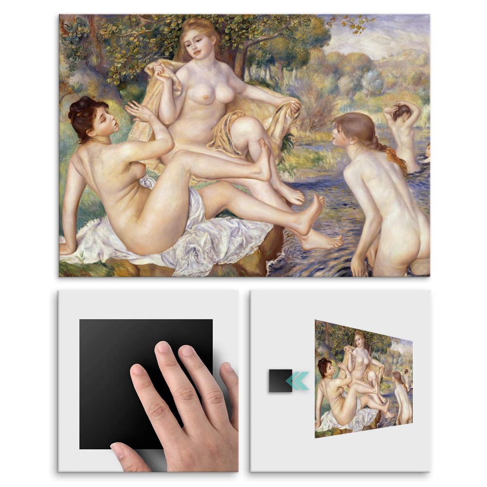 Plakat metalowy Auguste Renoir The Large Bathers L
